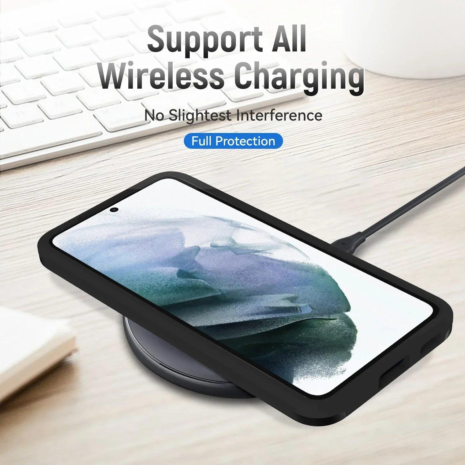 Samsung Galaxy S24 Ultra Shockproof Case - Heavy Duty Protection for Drops & Bumps - Perfect for Outdoor Adventures, Travel & Daily Use