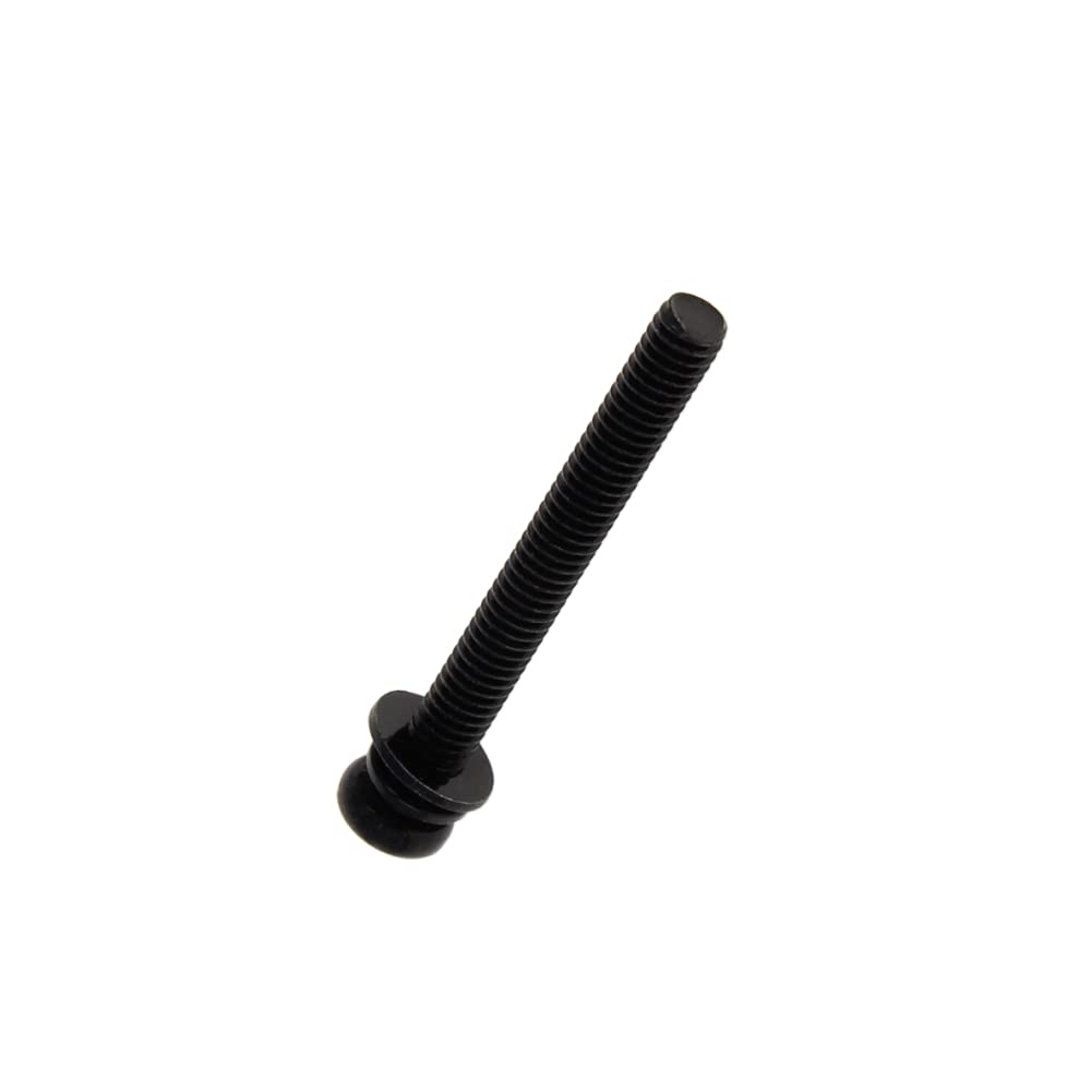 25pcs M4x35mm Carbon Steel Phillips Pan Head Screws with Washers - for DIY & Machinery