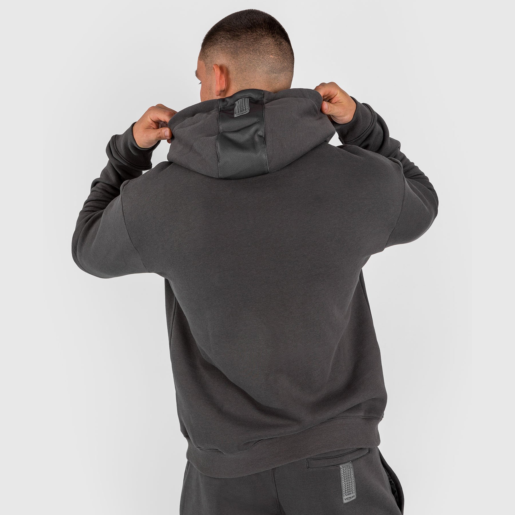Venum Silent Power Hoodie - Lightweight Training Hoodie for Men & Women, Grey - Perfect for Gym, Running & Outdoor Workouts