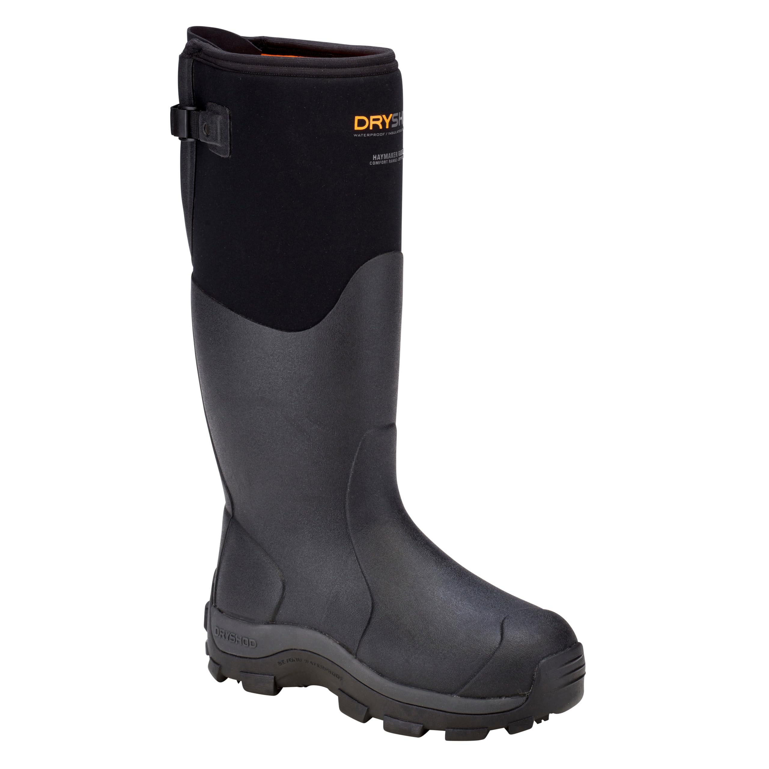 Dryshod Men's Haymaker Hi Farm Work Boots - Waterproof, Slip-Resistant, Durable Brown Boots for Farming, Construction & Outdoor Work (HAY-MH-BR)