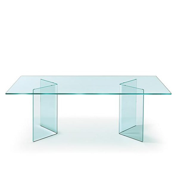 Fiam Corner Table - Modern Small Side Table for Living Room, Bedroom, Office - Space-Saving Accent Table with Sturdy Metal Frame - Perfect for Apartments, Dorms, and Small Spaces