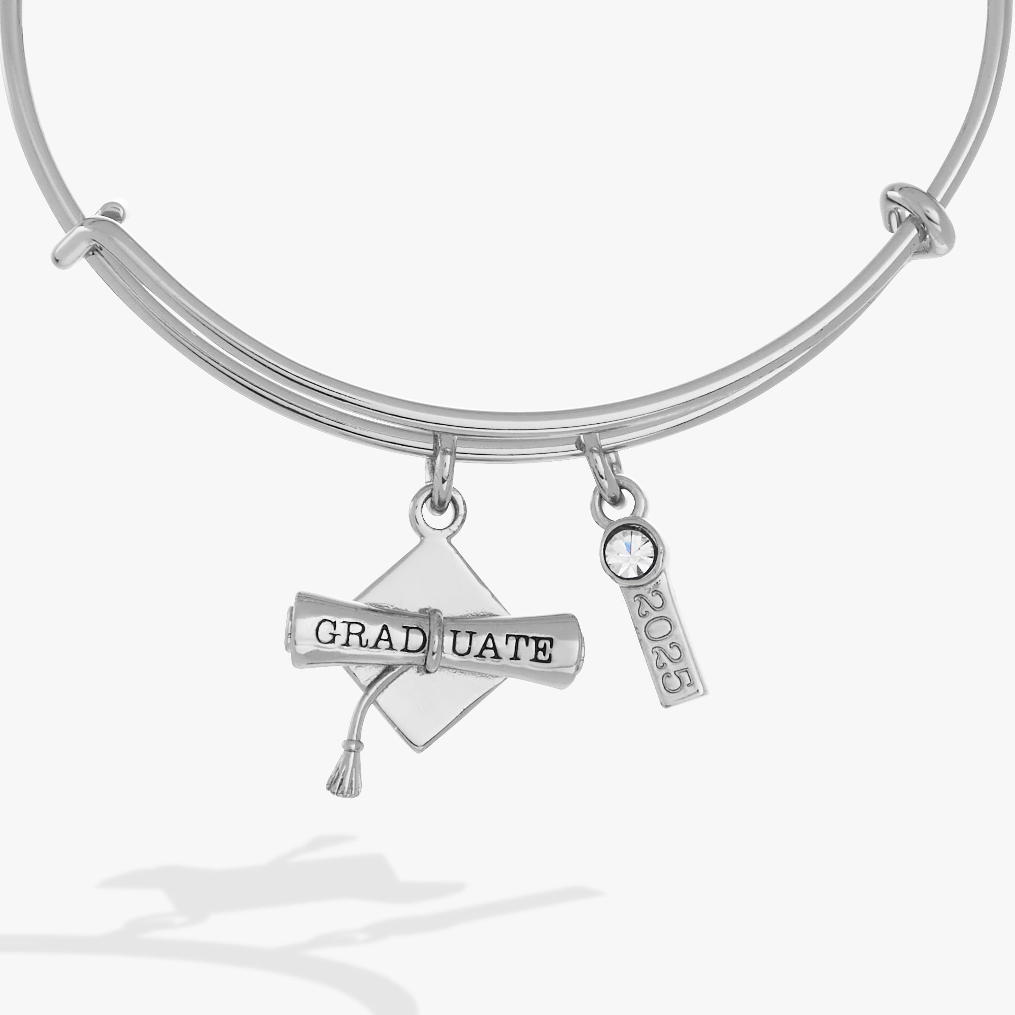 2025 Graduation Charm Bracelet - Elegant Keepsake for Graduates - Perfect Gift for High School & College Graduation Ceremonies