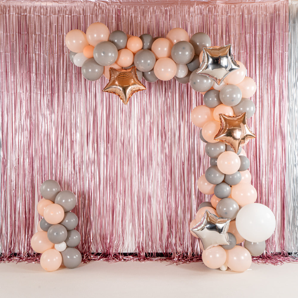 Balloonify Champagne Star Balloon Arch Garland Kit - 129 Pieces Party Decorations for Weddings, Birthdays & Baby Showers - 1 Count Box