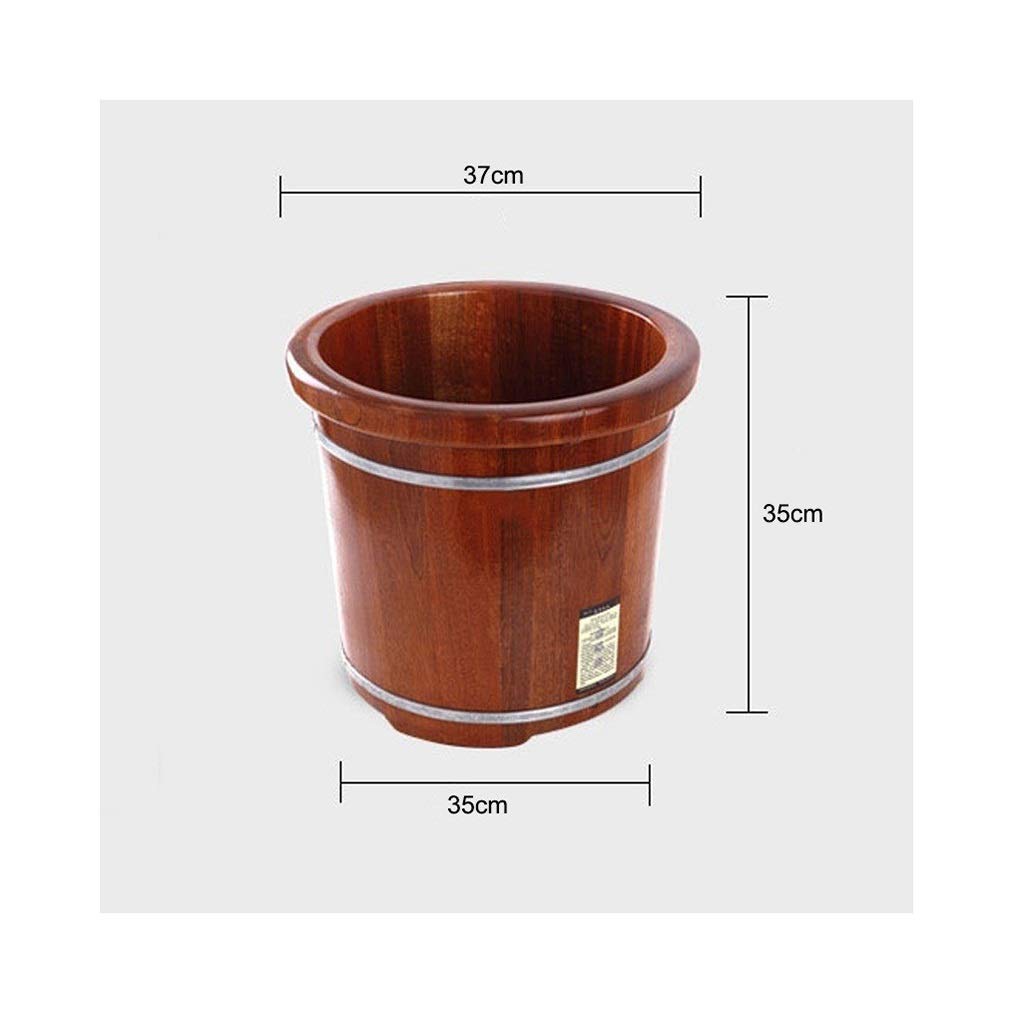 Wooden Foot Soaking Tub with Massage Rollers - Portable Foot Bath Basin for Spa, Sauna, Relaxation - Perfect for Home Pedicure, Epsom Salt Soaks & Foot Care Therapy