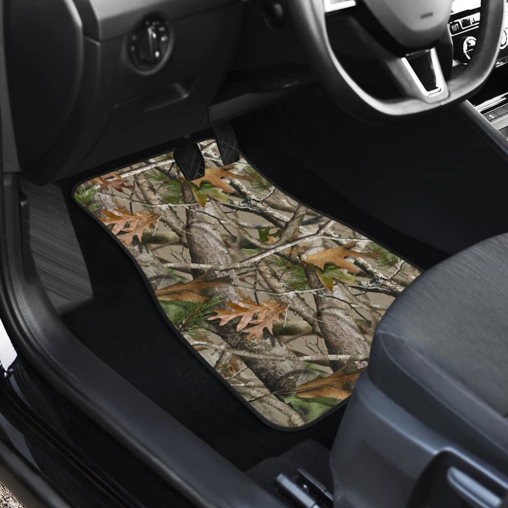 Premium Camo Hunting Car Floor Mats - Durable, Non-Slip All-Weather Protection - Perfect Gift for Outdoor Enthusiasts & Truck Owners - Ideal for Off-Road Adventures & Hunting Trips