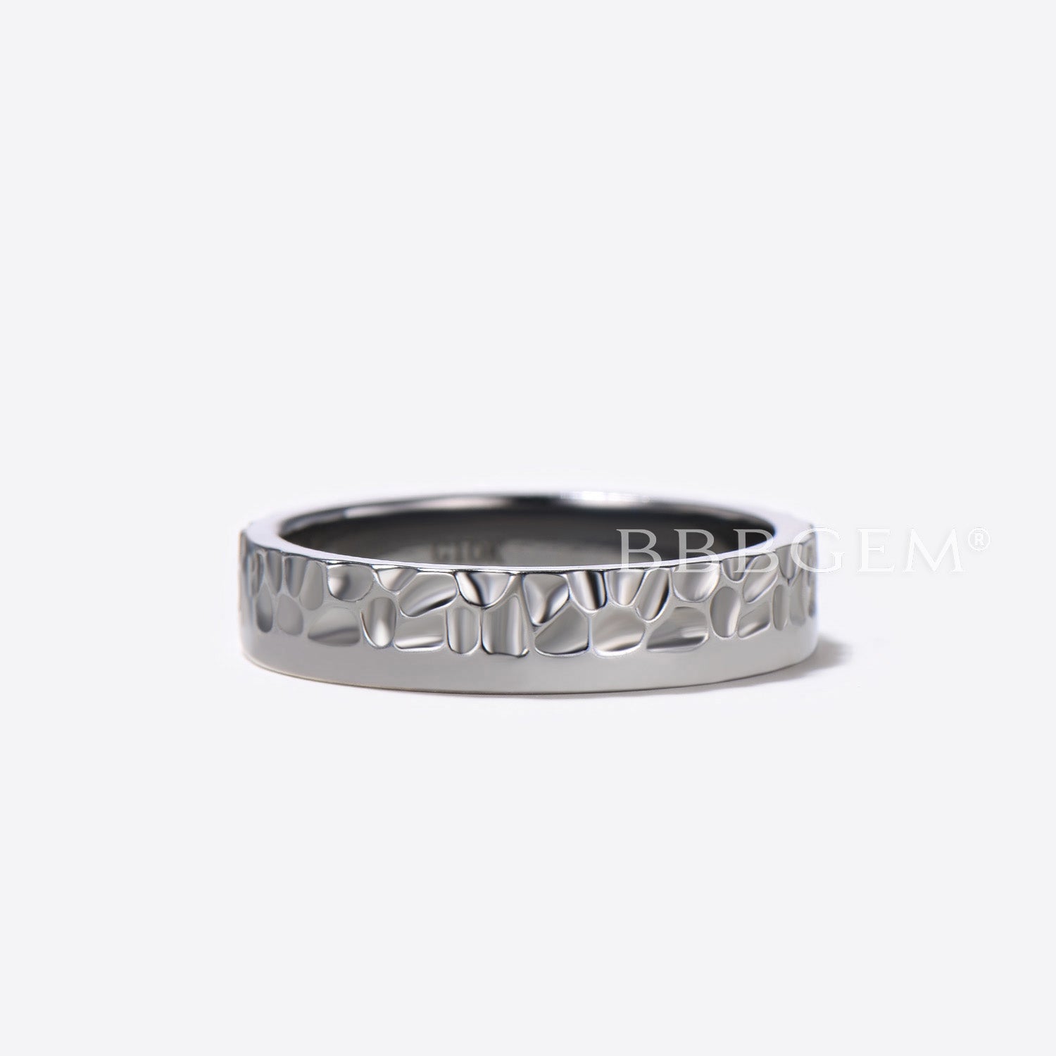 Handmade Hammered Sterling Silver Wedding Band for Men & Women – Durable & Comfortable Unisex Ring for Weddings, Anniversaries, and Everyday Wear