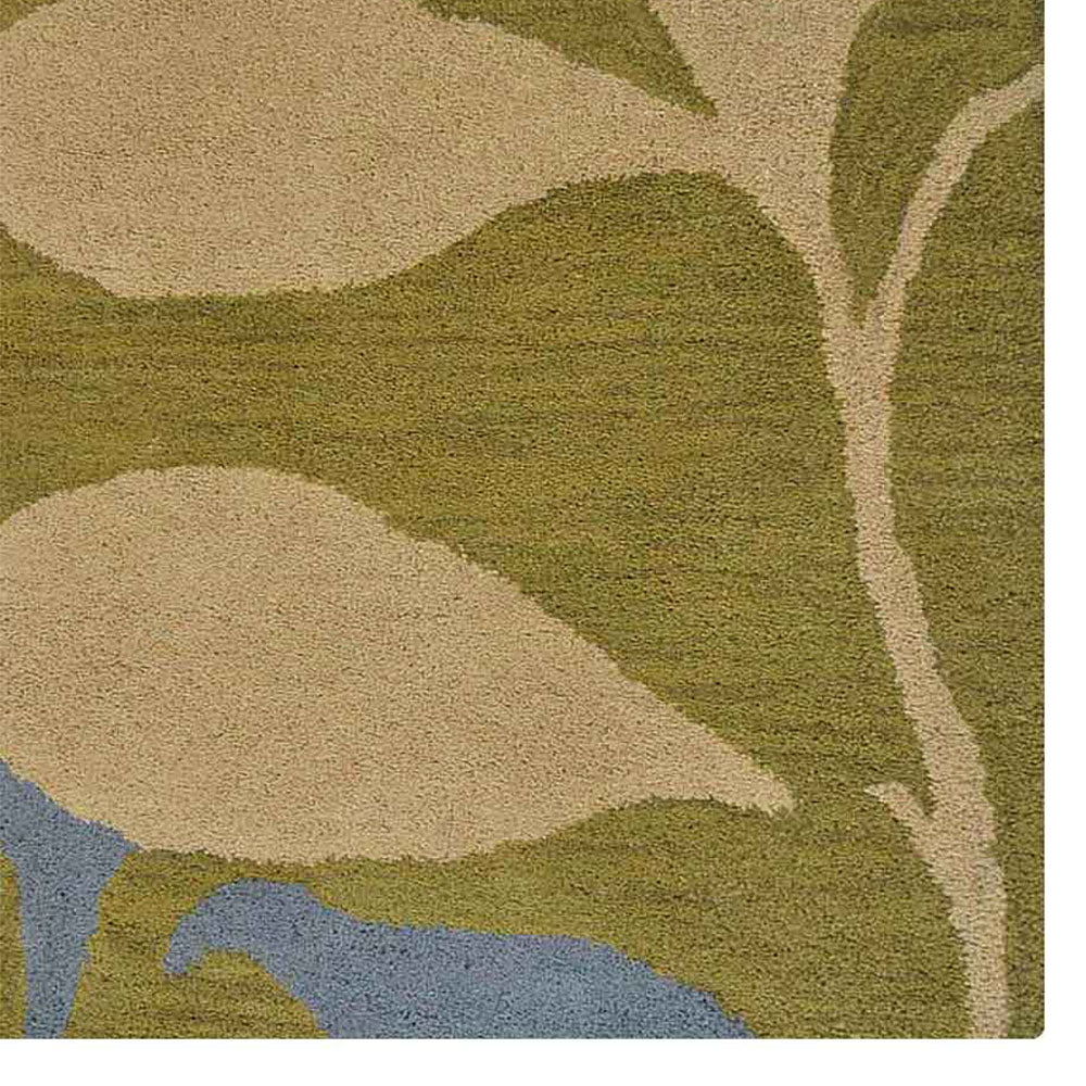 Premium Gentian Hand Tufted Rug - Soft & Durable Wool Area Rug for Living Room, Bedroom - Boho Chic Home Decor