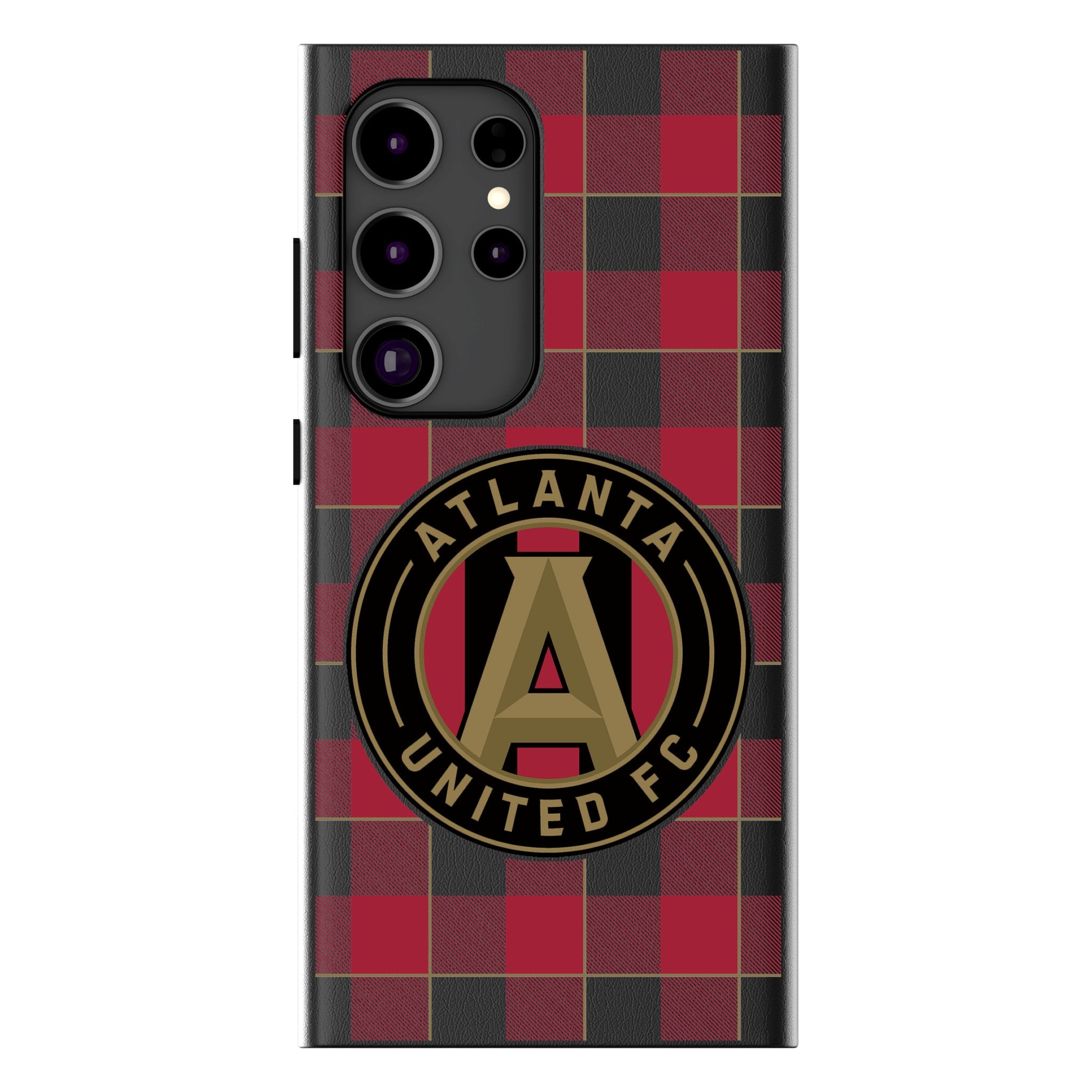 Atlanta United FC Plaid MagSafe Compatible Phone Case for Samsung Galaxy S21/S22/S23 - Durable Protective Cover with Secure Magnetic Attachment for Wireless Charging - Perfect for Soccer Fans & Game Day