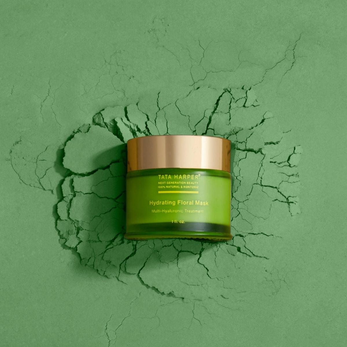 Hydrating Floral Face Mask for Glowing Skin - Soothing & Moisturizing Sheet Mask for Dry Skin Care - Perfect for Spa Night & Self-Care Routine