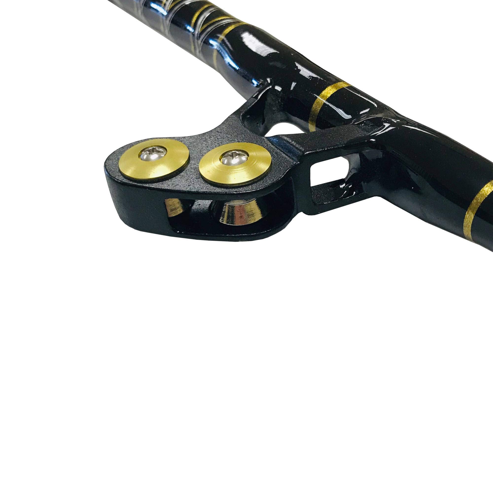 EatMyTackle Bent Butt Fishing Rod - Blue Marlin Tournament Edition Saltwater Offshore Fishing Pole | Heavy Duty Big Game Fishing Rod for Blue Marlin, Tuna & Swordfish | Perfect for Deep Sea Fishing Tournaments & Sportfishing Adventures