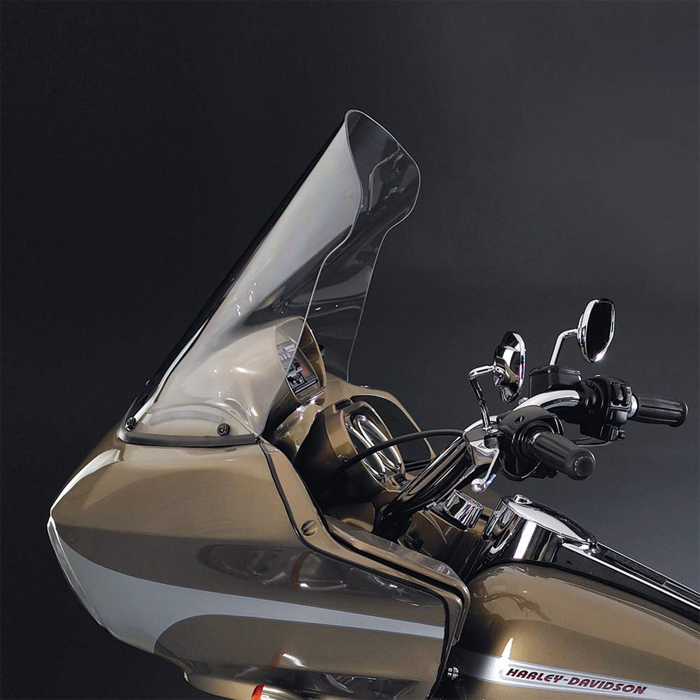 National Cycle VStream Windscreen for 1998-2006 Harley Davidson FLTR/I Road Glide - Tall Clear Tint Motorcycle Windshield (N20421) - Reduces Wind Noise & Fatigue on Long Rides