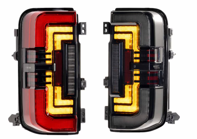 Ford Bronco (2021+) Morimoto XB LED Low Profile Tail Lights - Enhanced Visibility & Style for Off-Roading & Night Driving