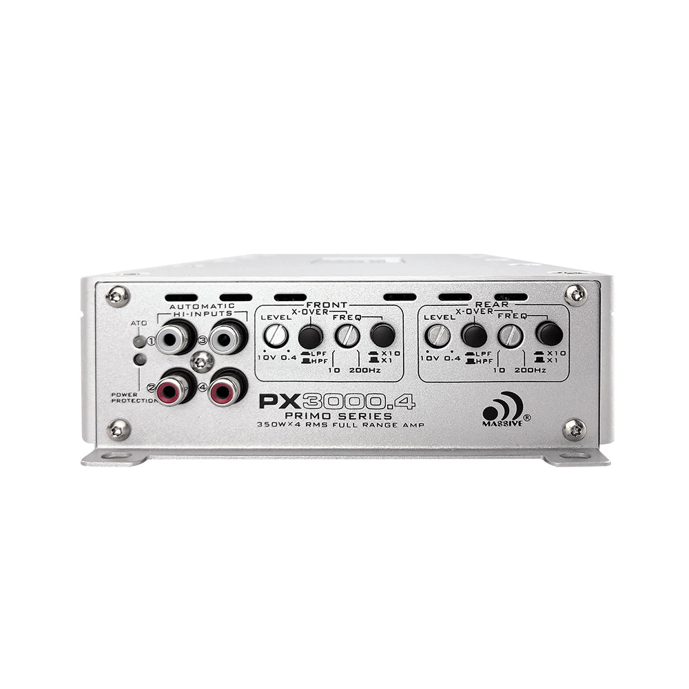 PX3000.4 250W RMS x 4 @ 4 Ohm 4-Channel Car Amplifier - High Power Audio System for Cars, Trucks & Boats