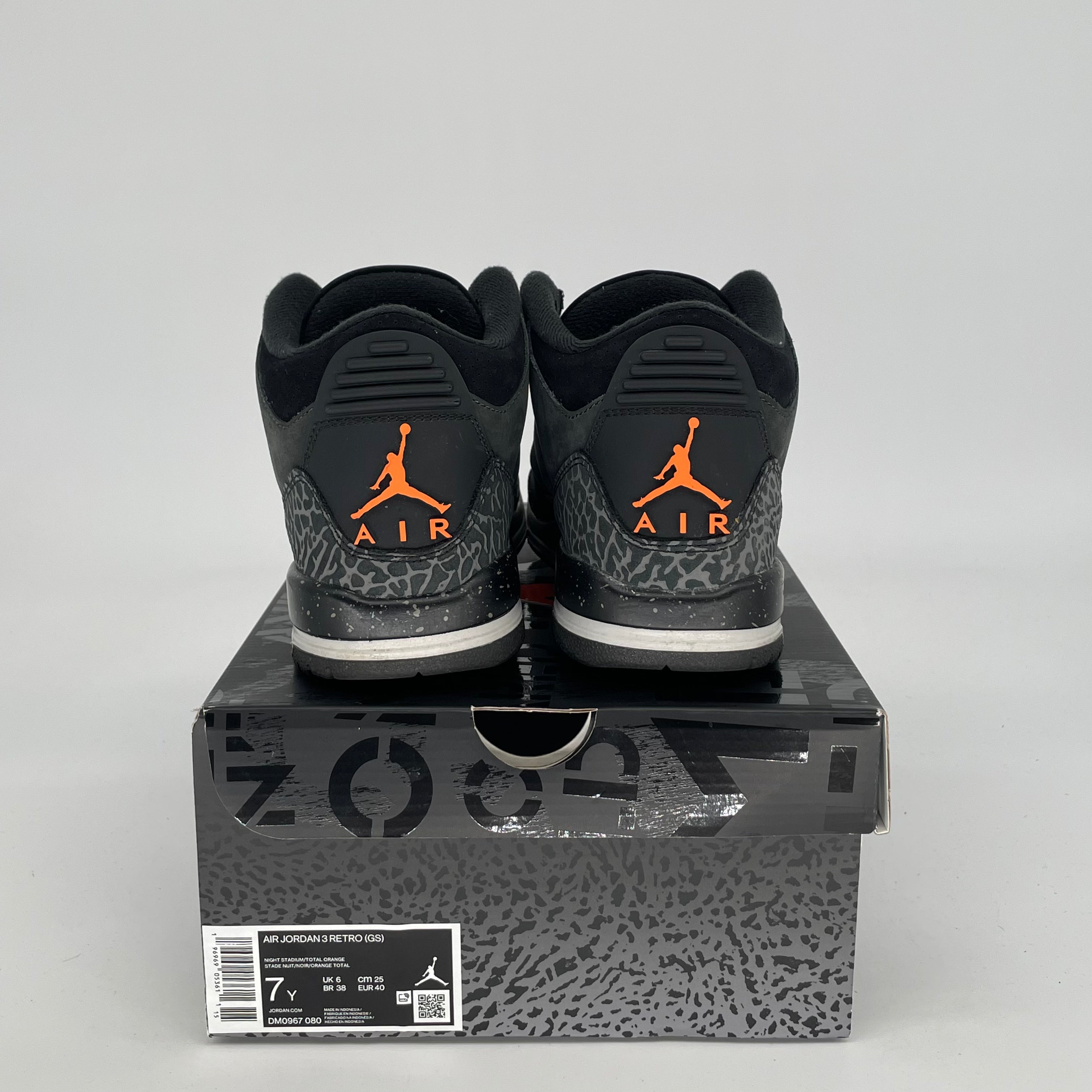 Air Jordan 3 Fear Sneakers - Size 7/8.5W (DM0967-080) - Retro Basketball Shoes for Men & Women - Perfect for Streetwear, Sports & Casual Outfits