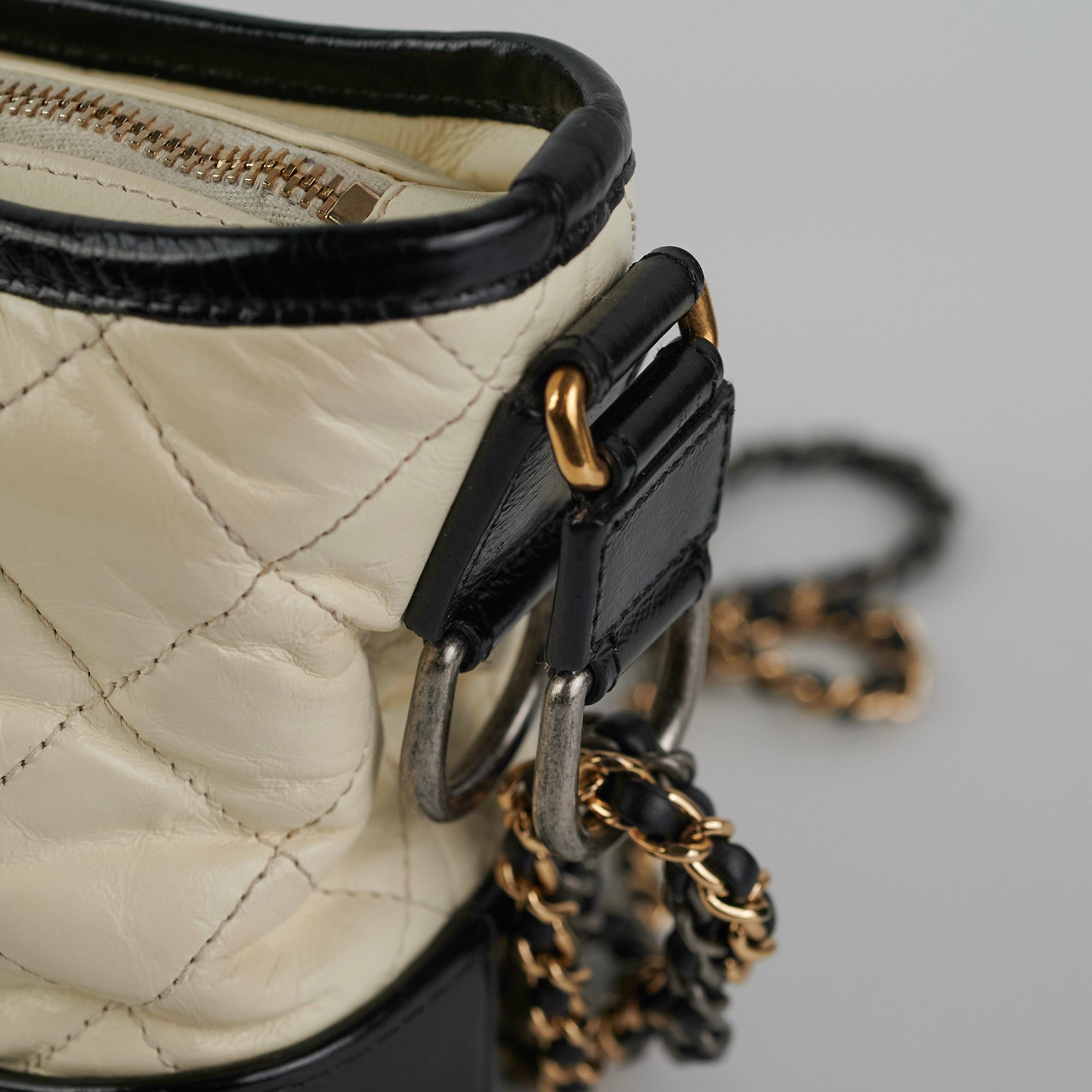 Chanel Small White Gabrielle Lambskin Shoulder Bag - Luxury Designer Handbag for Women | Perfect for Evening Events, Parties & Special Occasions