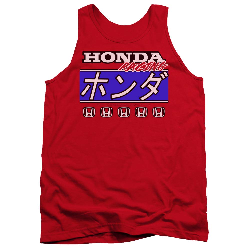 Honda Kanji Racing Unisex Tank Top for Men & Women - Comfortable Breathable Performance Shirt for Gym, Running, Casual Wear