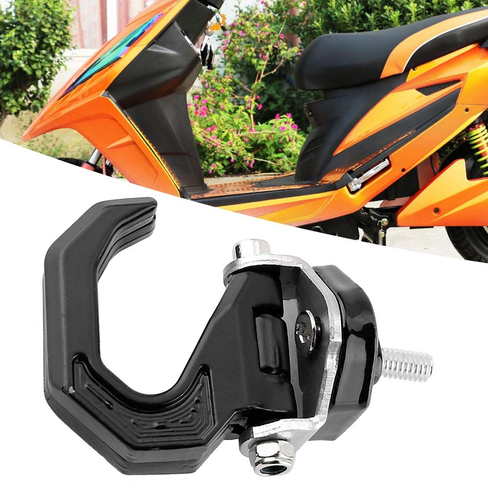 Universal Motorcycle Hanger Hook - Durable Aluminum Alloy Luggage Bag Hook Holder for Motorcycles (Black/Silver) - Perfect for Touring, Commuting & Storage Organization