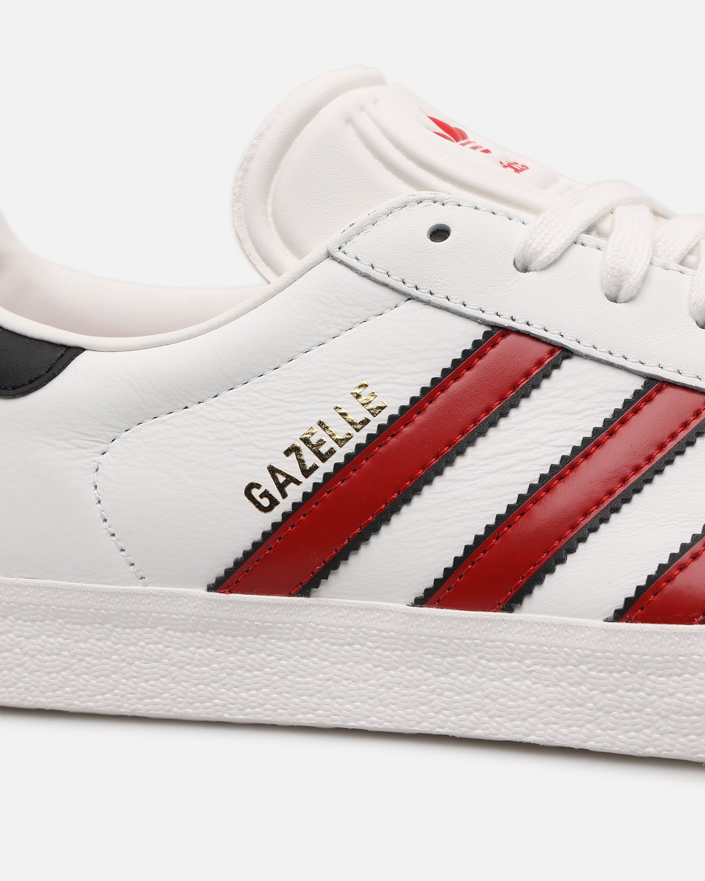 Adidas Gazelle Sneakers - White & Scarlet Colorway | Classic Comfort for Running, Walking & Casual Wear