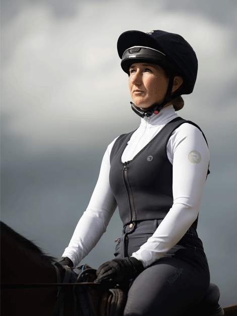 Racesafe MotionLite Back Protector - Lightweight Equestrian Safety Gear for Horse Riding & Show Jumping | Impact Protection for Riders