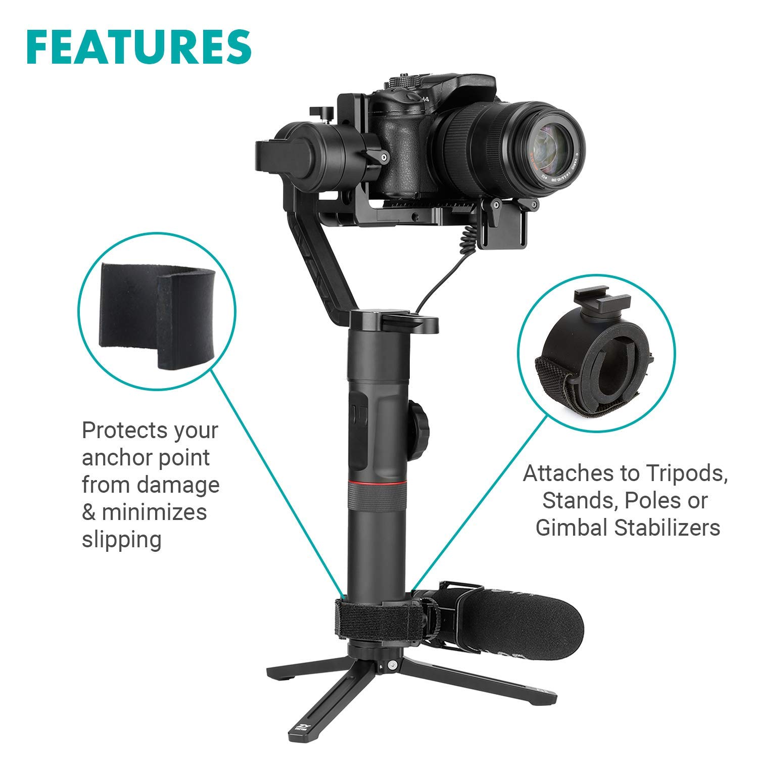 Sevenoak Adjustable Fastener Shoe Mount for Video Lights & Microphones - Universal Tripod/Stand/Gimbal Attachment - Perfect for Vlogging, Photography & Film Production