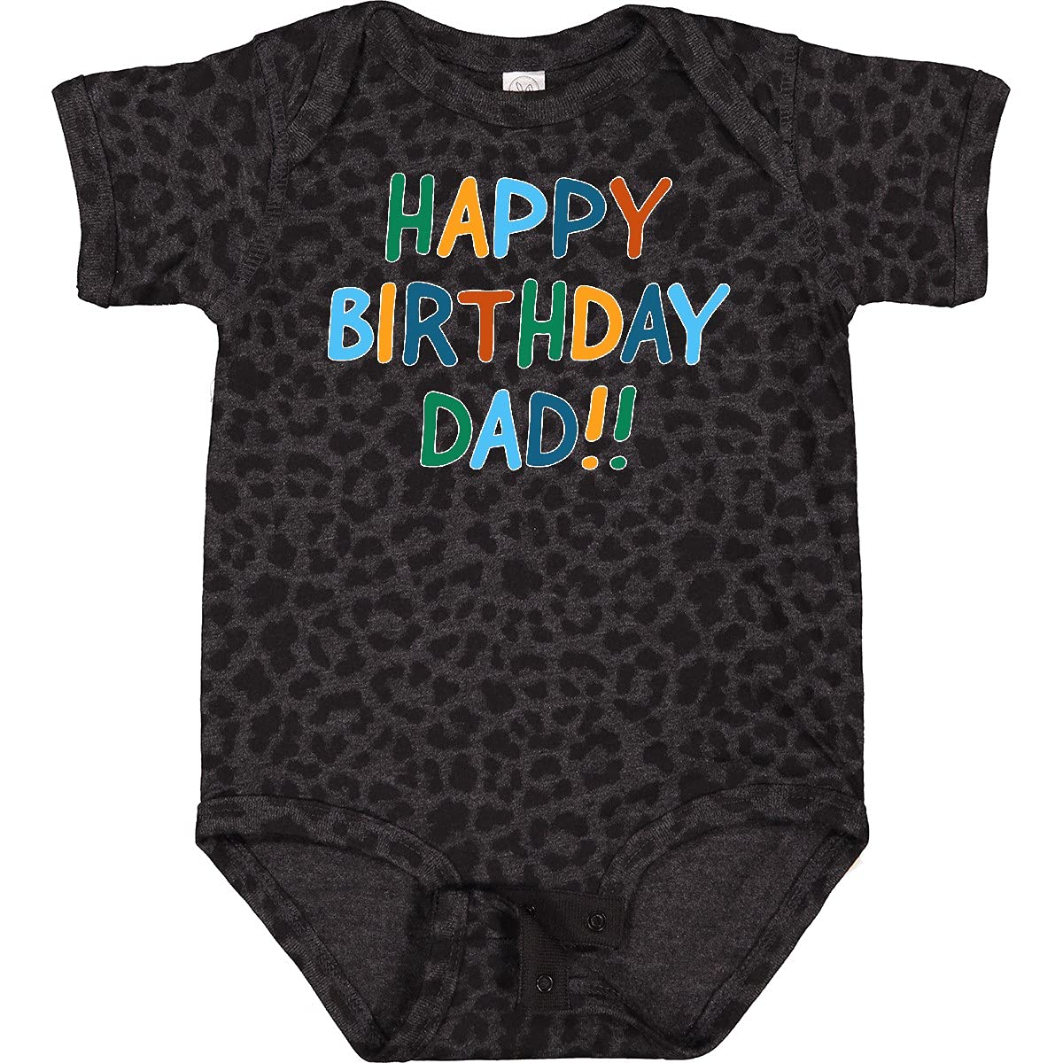 Inktastic Happy Birthday Dad Baby Bodysuit - Cute Infant Onesie for Birthday Celebrations, Father's Day & Family Photos - Soft Cotton Baby Gift for New Dads