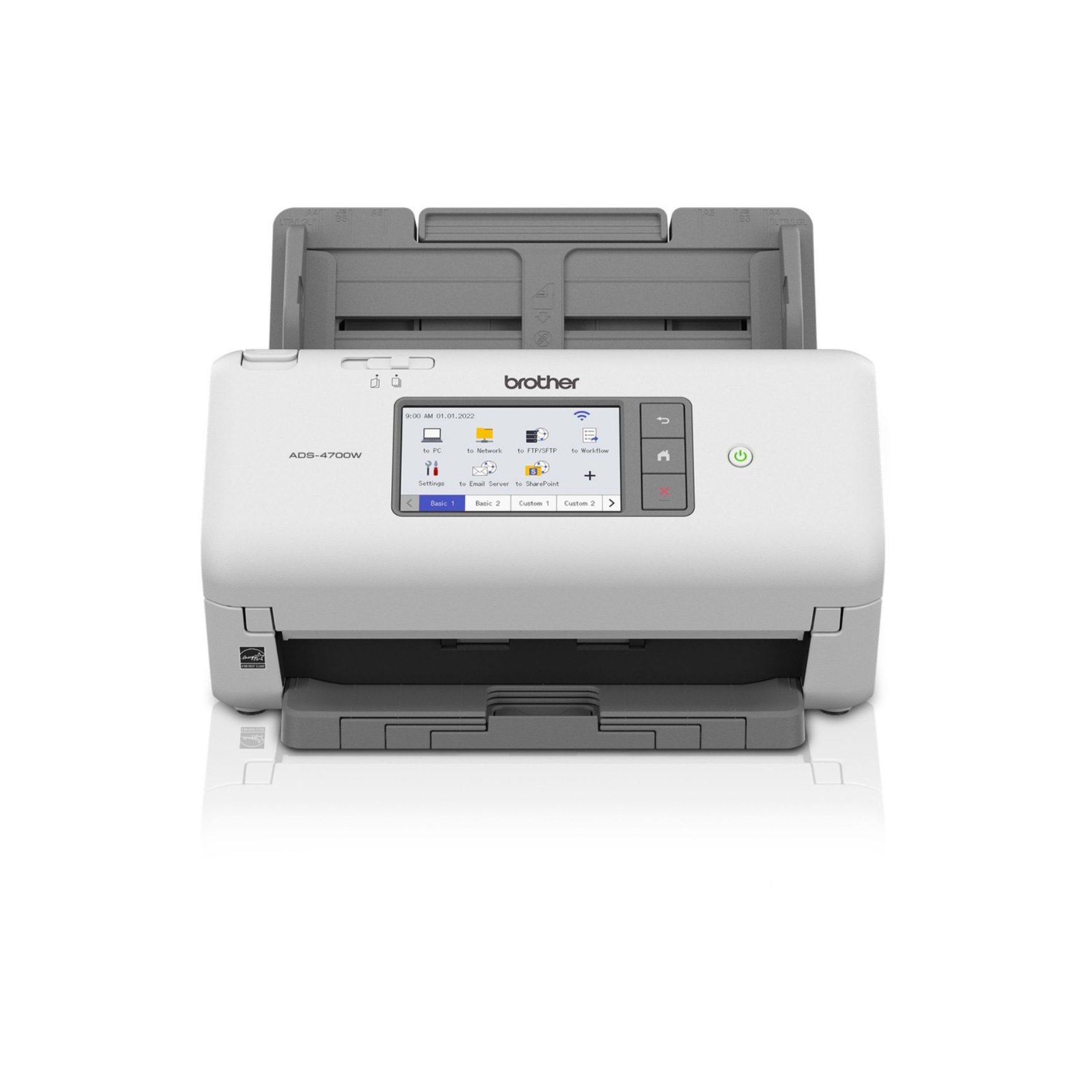 Brother ADS 4700W High-Speed Professional Document Scanner for Office & Home - Scan Receipts, Contracts & Photos with 50ppm Speed | Perfect for Small Business & Remote Work