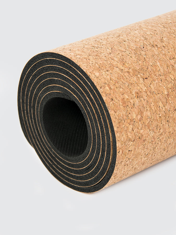 Eco-Friendly Cork Yoga Mat 4mm Non-Slip for Hot Yoga & Pilates - Perfect for Home, Studio & Travel Use