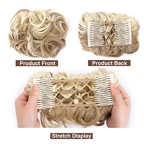 Messy Bun Hair Clip - Perfect for Curly Hair, Easy Chignon Updo for Women | Great for Work, Parties & Everyday Wear