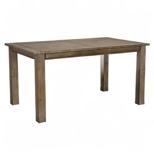 KOSAS Driftwood Dining Table - Desert Gray Finish | Rustic Farmhouse Style for Dining Room & Kitchen | Perfect for Home Decor & Entertaining
