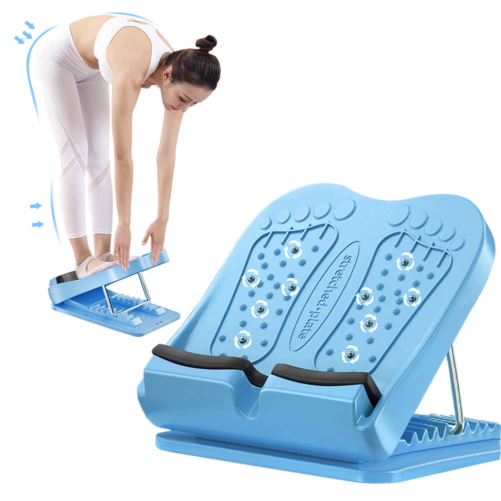 Adjustable 9-Level Slant Board for Calf Stretching & Plantar Fasciitis Relief - Professional Incline Stretch Board with Non-Slip Surface for Home Gym, Yoga, and Physical Therapy Exercises