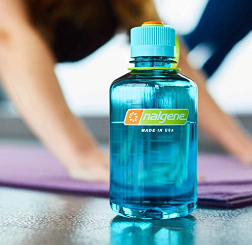 Nalgene Tritan Narrow Mouth BPA-Free Water Bottle 16oz - Leak Proof & Durable for Hiking, Gym, Travel & Everyday Use