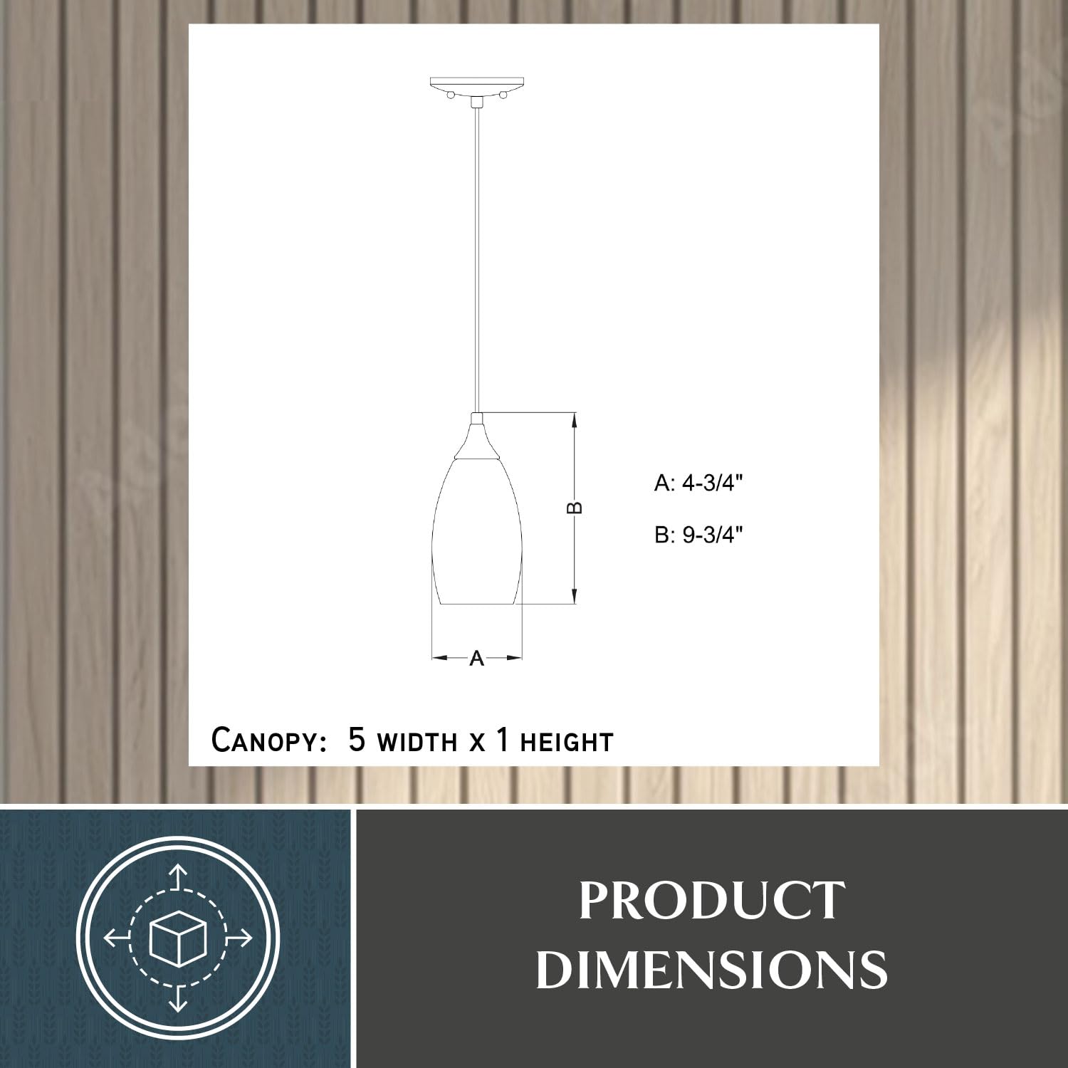 VAXCEL Milano Bronze Mini Pendant Ceiling Light with Blue Glass Shade - Perfect for Kitchen Island, Dining Room, and Bedroom Lighting