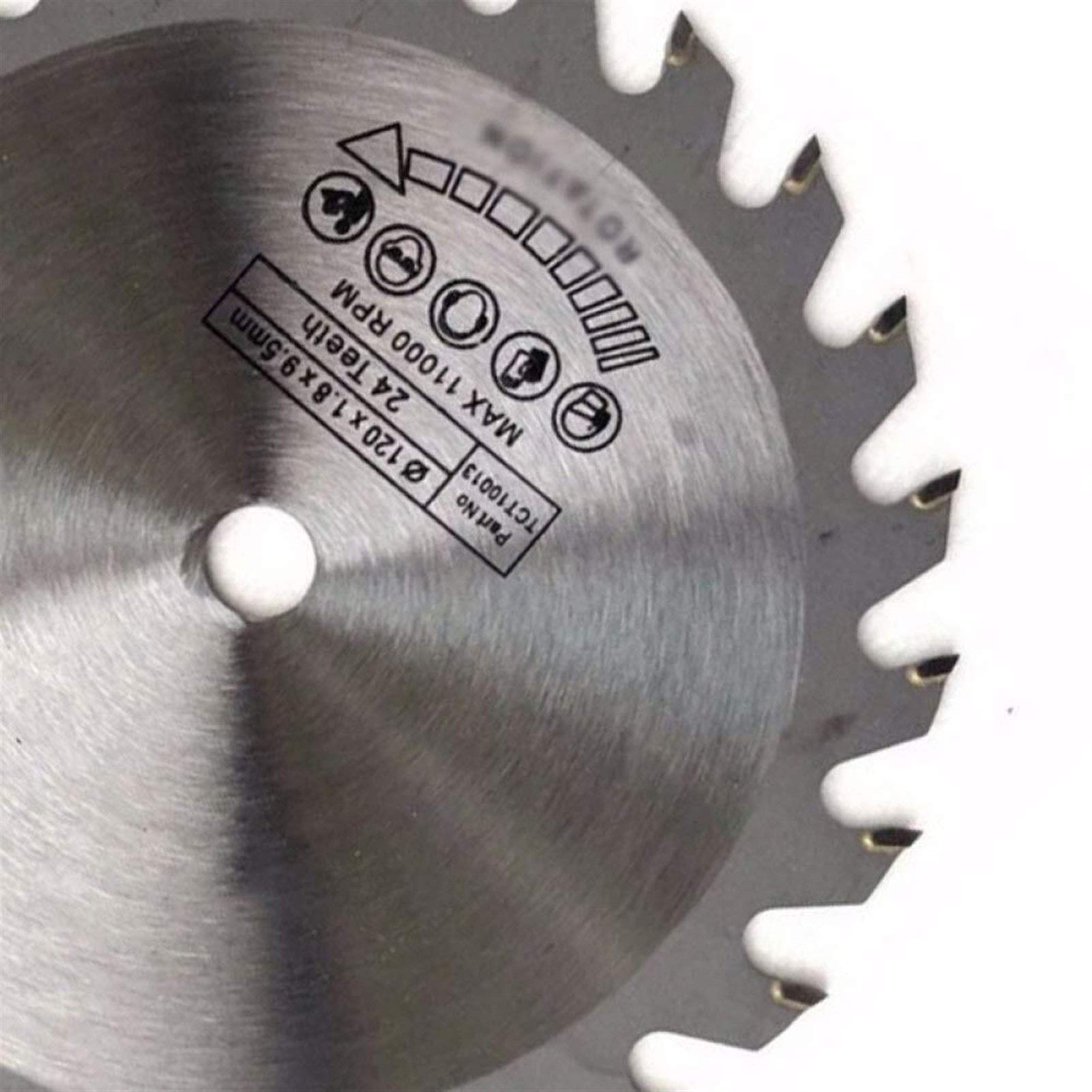 120mm 24T Carbide Circular Saw Blade - Wood Cutting Disc for DIY & Home Projects