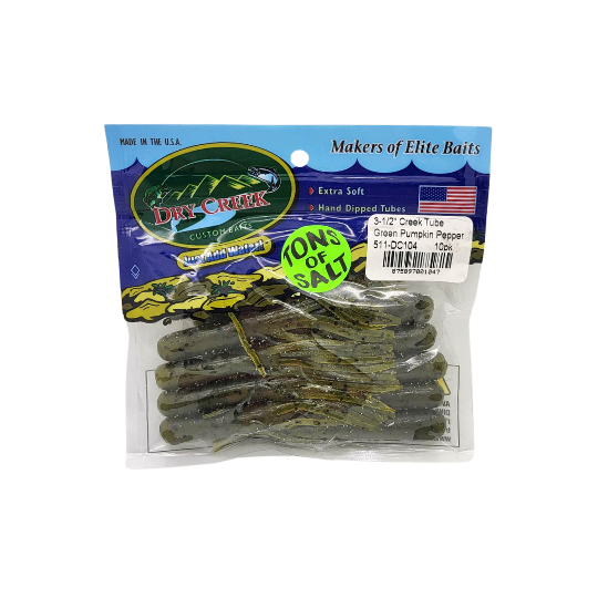 Dry Creek 201 DC104 Single Tail Money Grubber Curltail Grub Fishing Lure - 4 Inch Soft Plastic Bait for Bass, Trout, and Panfish - Perfect for Freshwater and Saltwater Fishing