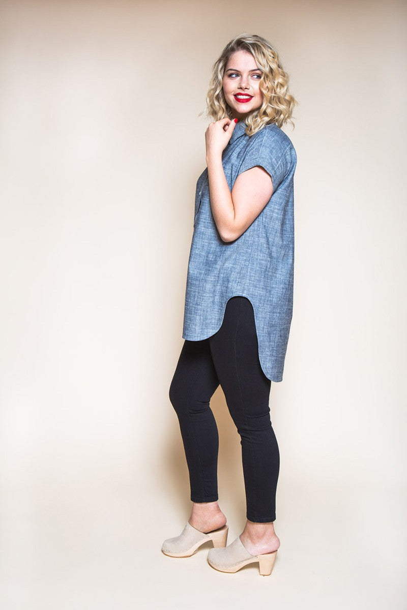 Kalle Shirt & Shirtdress for Women - Stylish Button Down Top & Dress - Perfect for Office, Casual Wear & Date Night Outfits