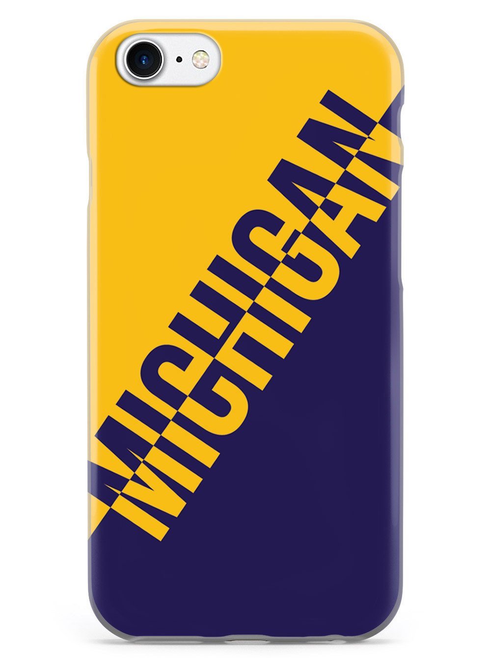 **Inspired Cases for iPhone 8 - 3D Textured Protective Phone Cover with Michigan State Pride Design | Durable & Slim Fit for Everyday Use, Travel, and Work**