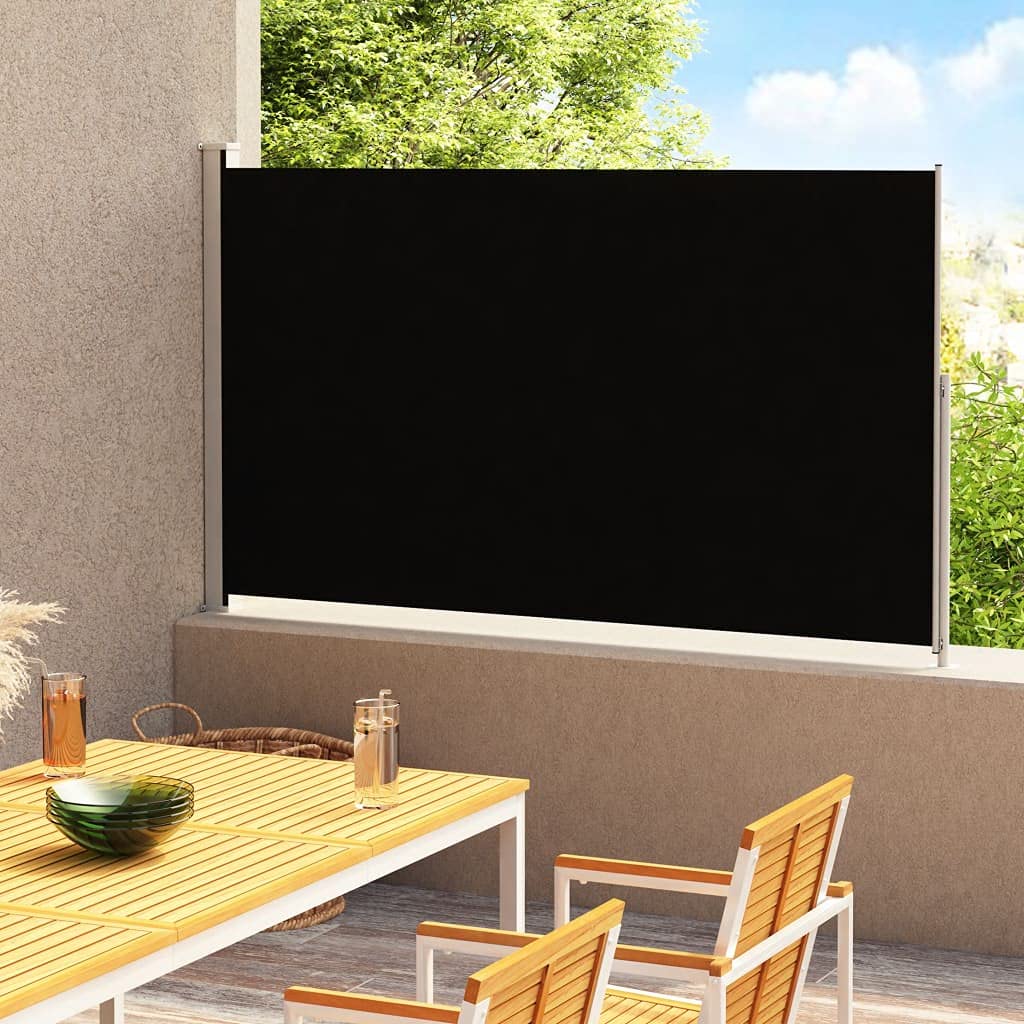 Retractable Sun Shade & Wind Screen Privacy Divider - Patio Awning for Porch, Pergola, Balcony, Garden & Backyard | Outdoor Sun Protection & Wind Block Solution for Relaxing & Entertaining