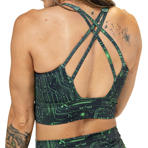 Longline Bra for Women - Comfortable & Supportive Matrix Underwire Bra | Perfect for Yoga, Workout & Everyday Wear