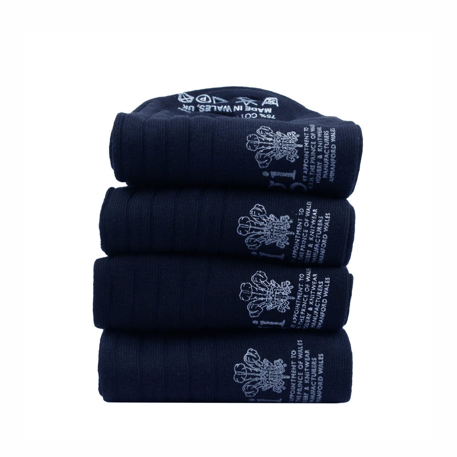 Breathable Men's Cotton Socks 4-Pack - Soft & Comfortable for Everyday Wear, Work & Outdoor Activities