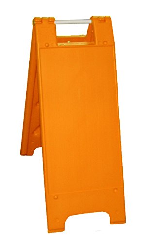 Portable A-Frame Blank Minicade Sign Stand - Orange | Outdoor Advertising, Events, Retail Displays & Trade Shows