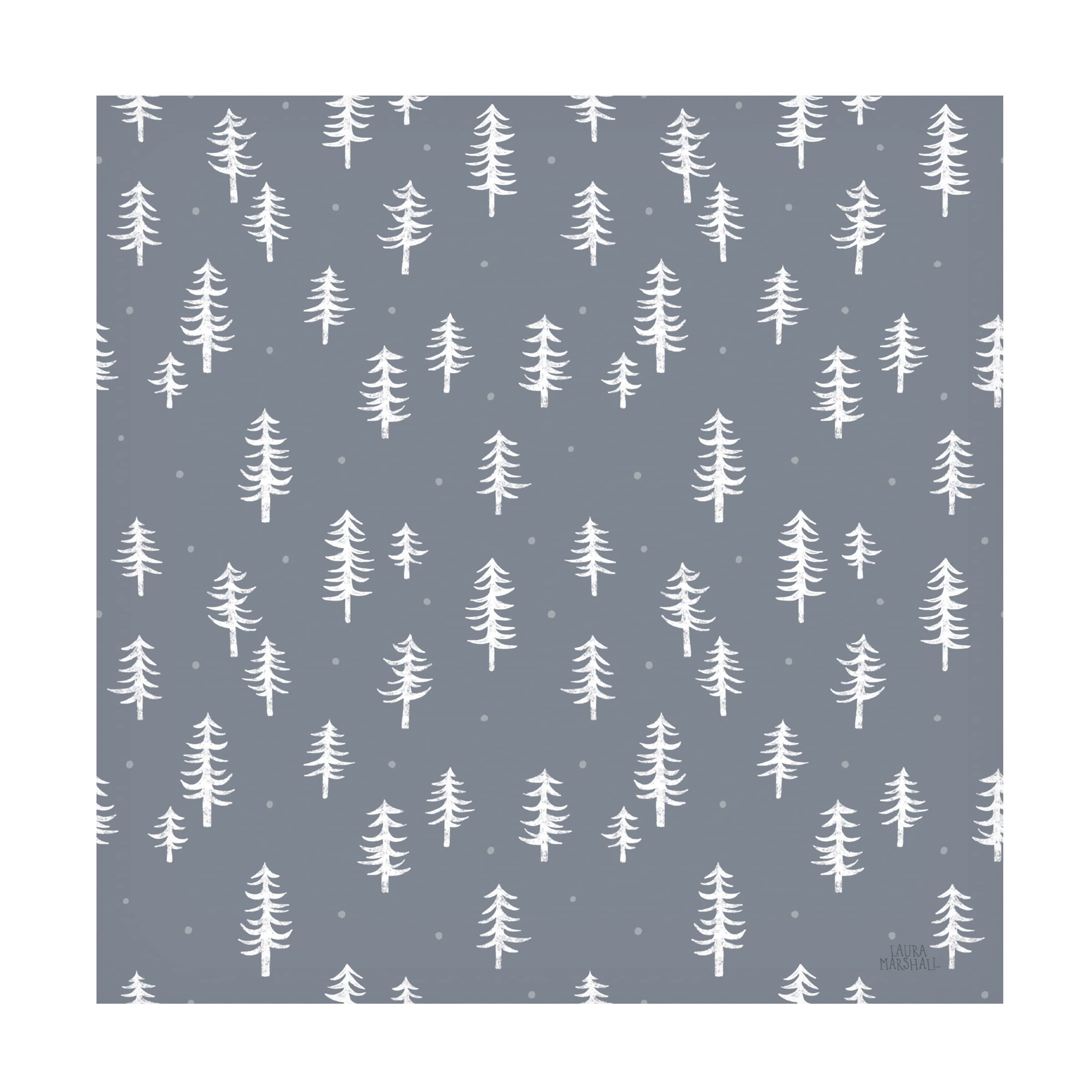 Laura Marshall 'Gone Glamping Pattern IIIC' Canvas Wall Art - Nature Inspired Camping Theme Painting for Living Room, Bedroom & Office Decor