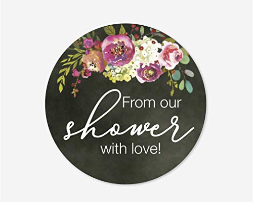 Our Shower With Love - Chalkboard