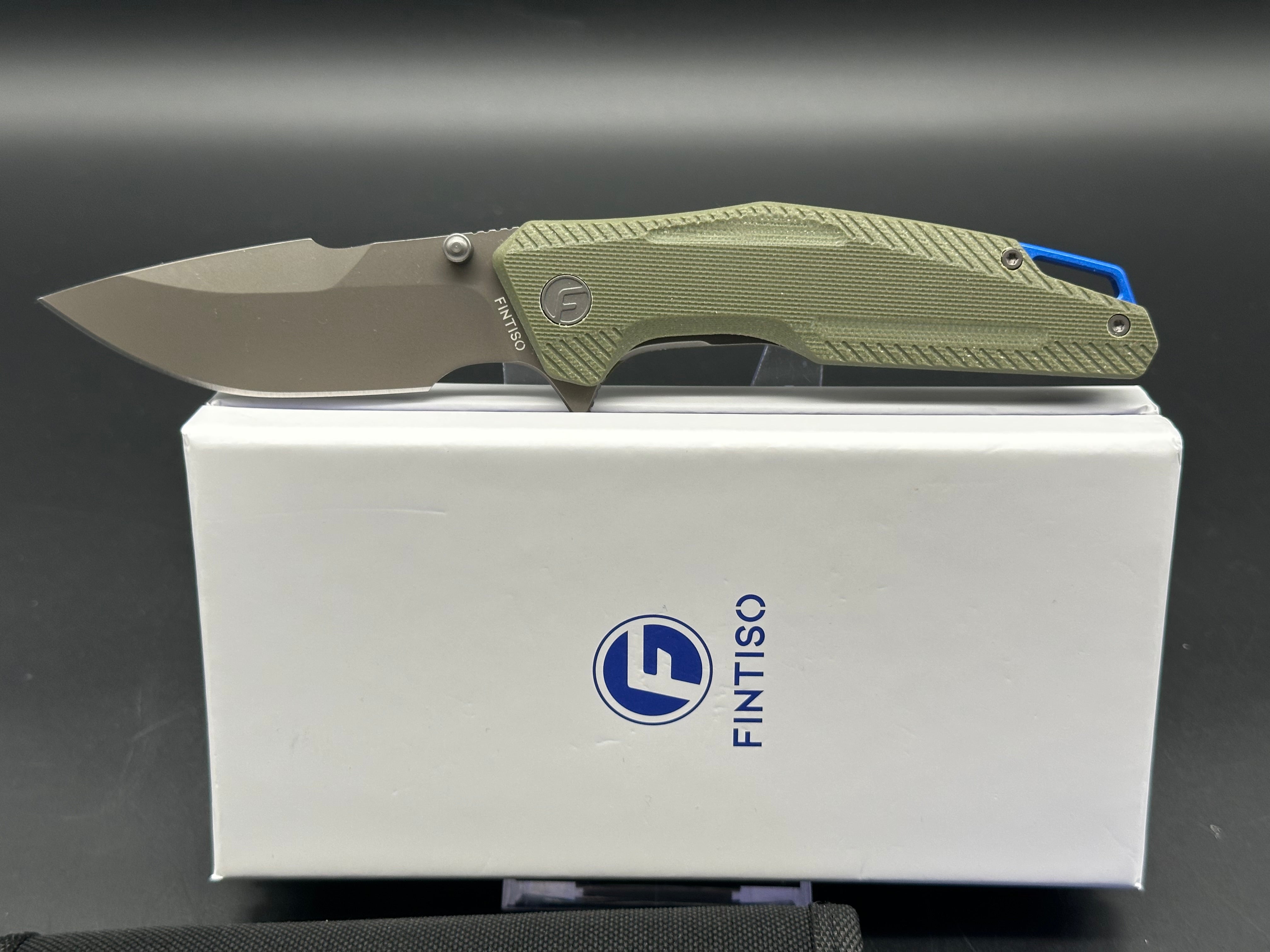 Premium FINTISO Falcon Pocket Knife - 3.26