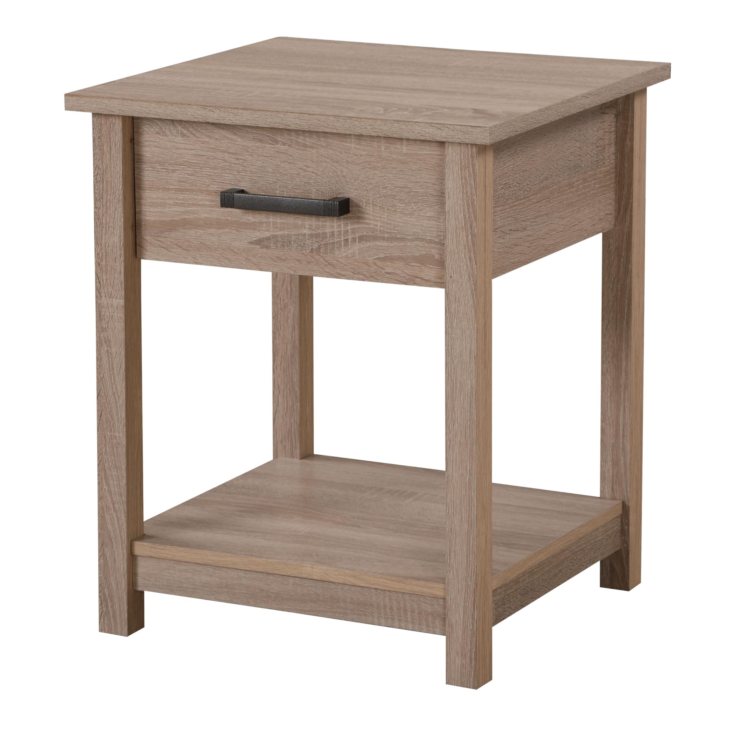**Glory Furniture Salem G057-N Solid Sandalwood Nightstand with Drawer - Bedside Table for Bedroom, Living Room & Guest Room**