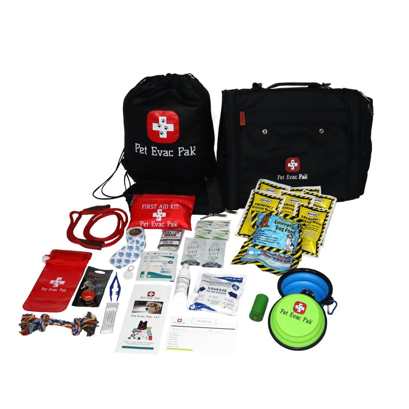 Small Dog Emergency Kit with Carrier - First Aid, Travel & Safety Essentials for Pet Owners | Perfect for Hiking, Travel & Natural Disasters