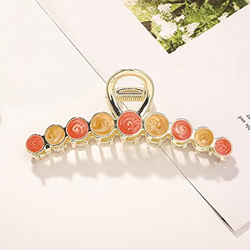 COSYOO Large Hair Claw Clips 6PCS - Non-Slip Metal Hair Clips for Women, Strong Hold Fashion Hair Barrettes & Jaw Clips for Thick Hair | Perfect for Work, Gym, and Everyday Styling