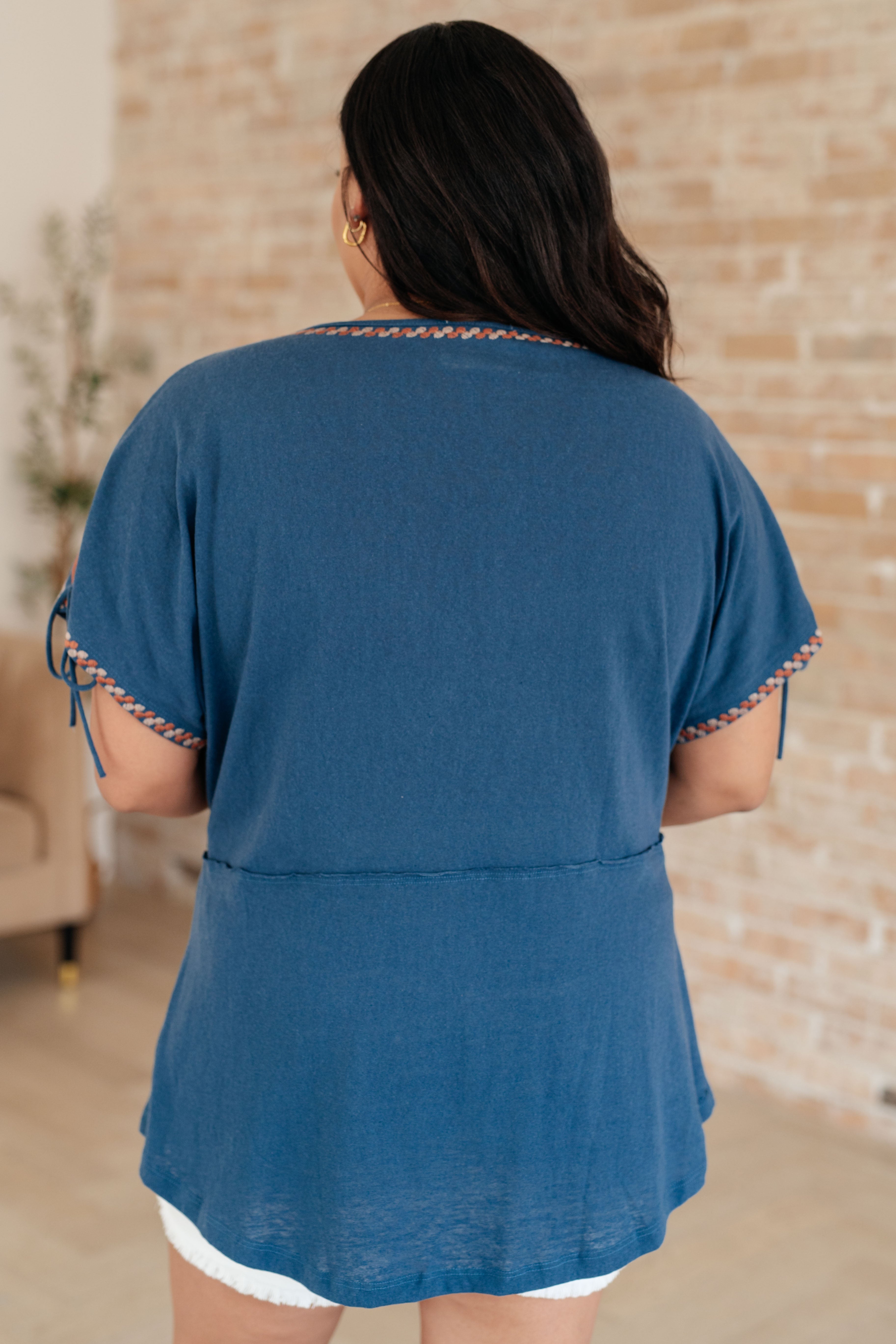 Stylish Greece Lightning V Neck Blouse for Women - Elegant Summer Tops - Perfect for Office, Date Night & Casual Outings