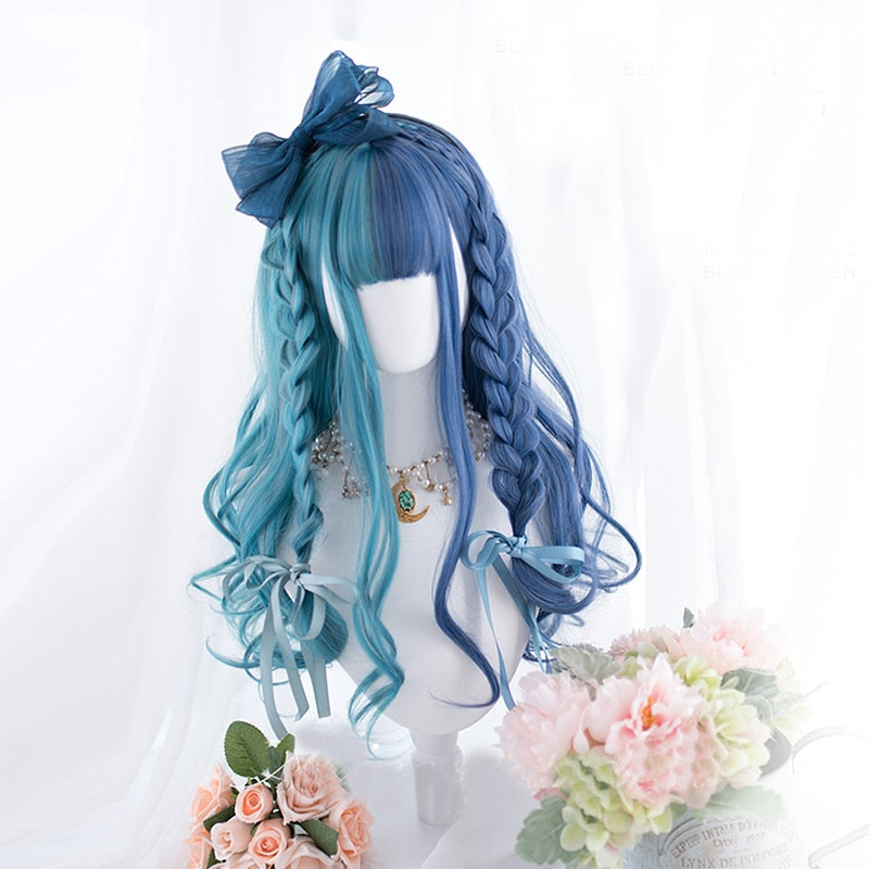 Outstanding Brilliant Blue Wacky Wig - Fun Cosplay Costume Accessory for Halloween, Parties & Dress-Up