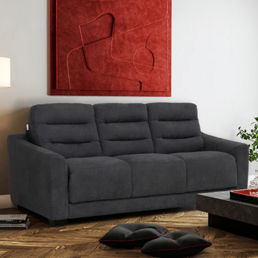 Luca Queen Sofa Bed - Convertible Sleeper Sofa with Storage, Modern Folding Futon for Small Spaces | Perfect for Apartments, Guest Rooms & Home Offices