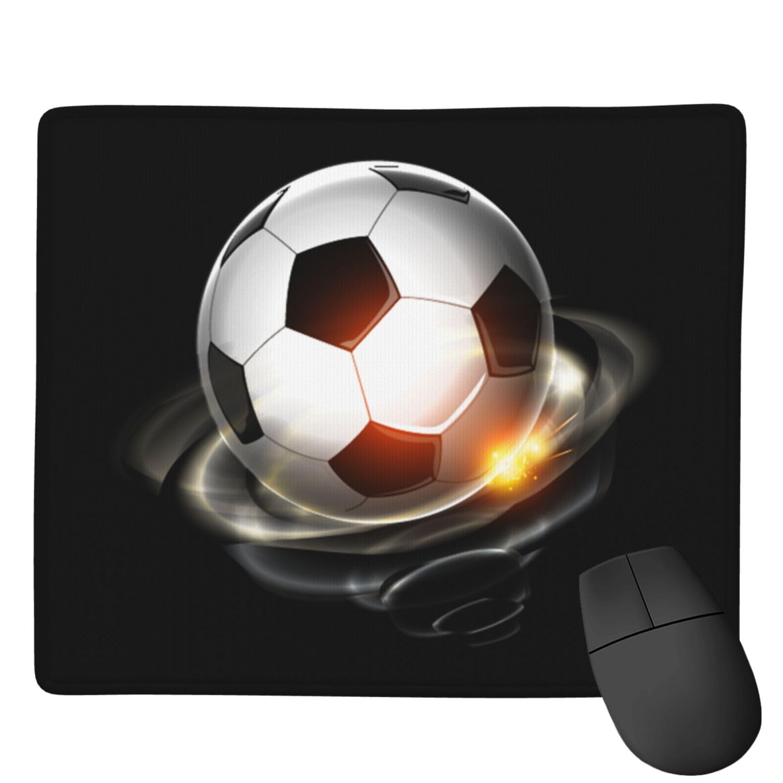 Cyclone Football Mouse Pad - Waterproof, Non-Slip Rubber Base Gaming Mousepad for PC & Laptop - Perfect for Office, Gaming & Work (7x9 Inches) - Great for Esports, Home Office & Computer Workstations